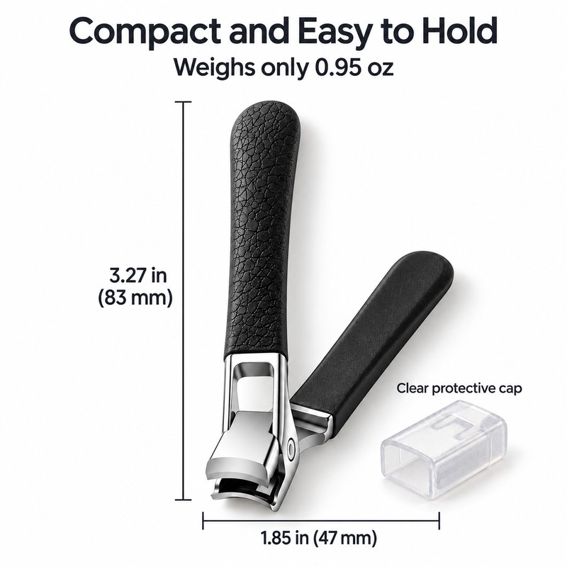 Heavy Duty Thick Toenail Clippers – Wide Jaw Stainless Steel