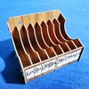 ZYRELYNX 8-Tier Upgraded 6 Inch Sandpaper Organizer, Sandpaper Storage Holder