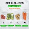 Reusable Vacuum Sealer Bags for Food Storage, 30 Pack BPA-Free