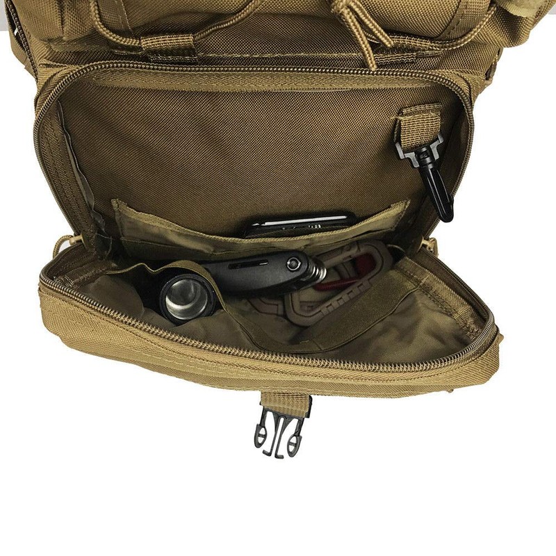 HAOMUK Tactical Sling Bag Pack Military Rover Shoulder Sling Backpack