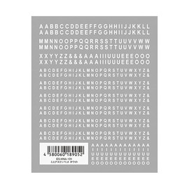 TSUMEKIRA ES-MNA-101 Nail Seal es Mini Alphabet White