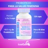Saaquim Probióticos Mujeres 120 Cápsulas 600 Porciones Cepas Probióticas Billones