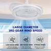 Shengruili Fan lamp, ceiling fan with LED light E27, ceiling