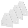 203040 T Shape Joining Plate Aluminium Alloy 5‑Hole Joint Bracket
