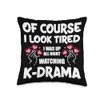 All Night Watching KDrama K-Drama Lover Throw Pillow