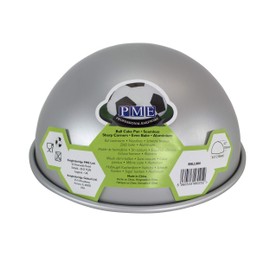 PME BALL084 Aluminium Eloxiert Kuchenform-8" x 4", silber, Large