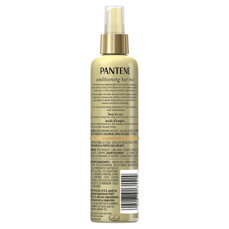 Pantene Pro-V Nutrient Boost Moisture Conditioning Mist Nourishing and Renewing