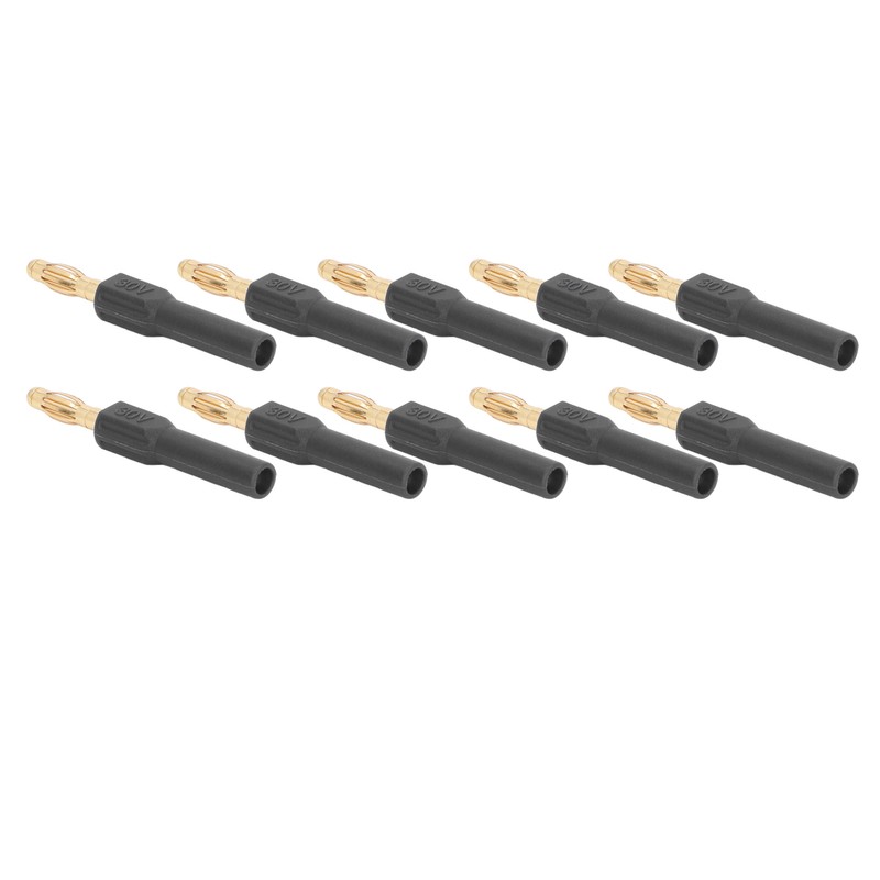 10Pcs Banana Plug 4.0mm Male to 2mm Female Connector 30V