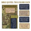 6Pcs Bible Verse Patches, Luke 10:27| Corinthians 13:7| Corinthians 13:4