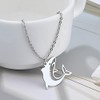 YIQPKUM Shark Necklace Cute Stainless Steel Ocean Animal Pendant Beach