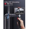 Ralcam Dual Lens Articulating Borescope, 6.2mm Slim Probe, 5" Endoscope