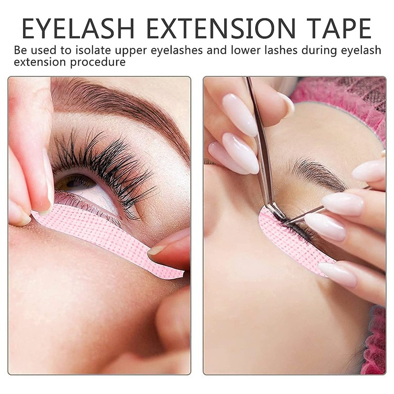 6 Rolls Eyelash Tape,Adhesive Fabric Eyelash Extension Tape,Breathable Micropore Fabric