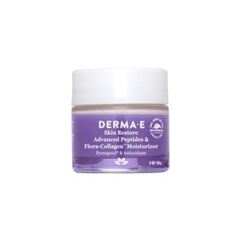 DERMA-E Advanced Peptides and Vegan Flora-Colgeno Hidratante  Crema facial de colgeno de doble accin con complejo de pptidos  Hidratante facial...    