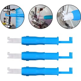3Pcs Blue Needle Threader, Elderly People Automatic Sewing Machine Needle Threader Line Inserter Tool for Hand Sewing One Size Threaders,Sewing Threaders Arts,Crafts and Sewing,Sewing Tools