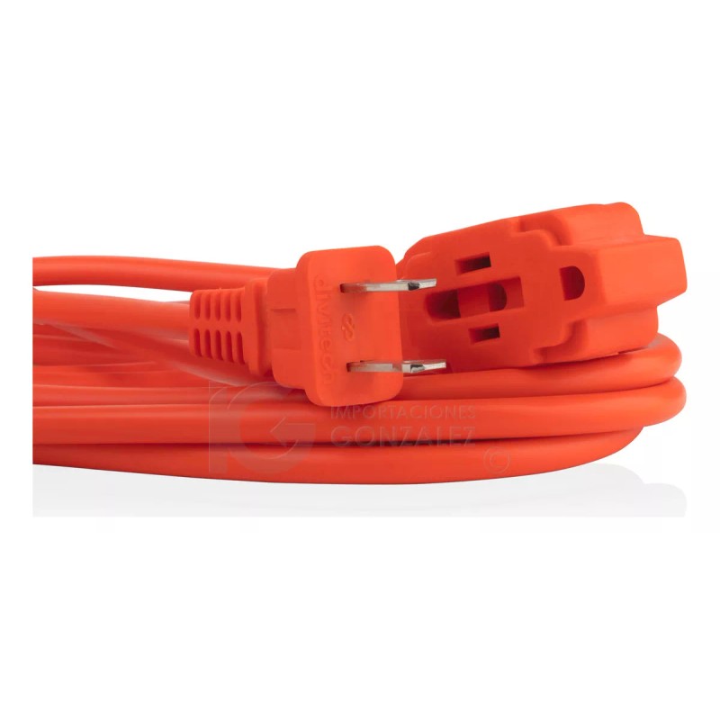 Divitech® Extensión Eléctrica Uso Rudo Multicontacto 5 Metros Cable De