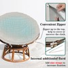 Iceberg Elf Outdoor Papasan Cushion Cover Only,(for 47in-55in Papasan Cushion
