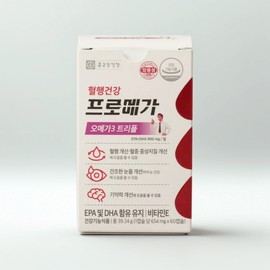Chong Kun Dang Health Promega Omega Omega 3 Promega Triple Enteric Coated 60 Capsules, 6 Pieces / 프로메가오메가 오메가3 프로메가트리플 장용성 60캡슐, 6개
