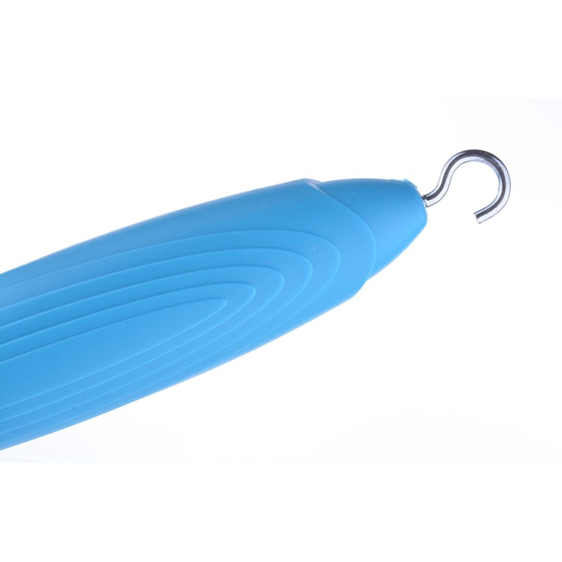 Ability Superstore Economy Plastic Handle Button Hook Zipper, Blue