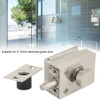 Glass Door Bolt Lock Latch Rotary Knob for Home Hotel