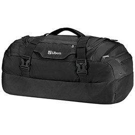 Ubon Travel Duffle Bag Duffel Bags for Luggage Gym Sports Camping Travelling 45L Black