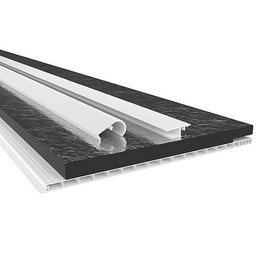 HEXIM PVC Roller Shutter Box Cover Complete Set, Roller Shutter Box Cover, Mounting Profile & Roller Shutter Traverse, Length: 1000-2000 mm, Width: 120-320 mm, Inspection Flap for Windows (320 mm x 1