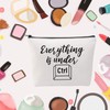 Everything is Under CTRL Makeup Bag Coders Gift Computer Programmers