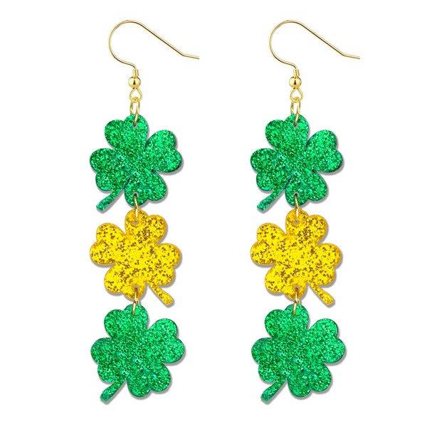 INLOLLY St Patricks Day Earrings Lightweight St Patrick's Day Accessories