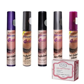 Prosa 4 en 1 | Rimel Mascara Para Pestañas Varios Modelos | 5 Pack | Jabón 50Gr La Artesanal (Varios Modelos)