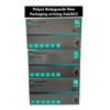 Medium ORIGINAL Polyco Bodyguards GL8972 Disposable Black Nitrile Examination Gloves