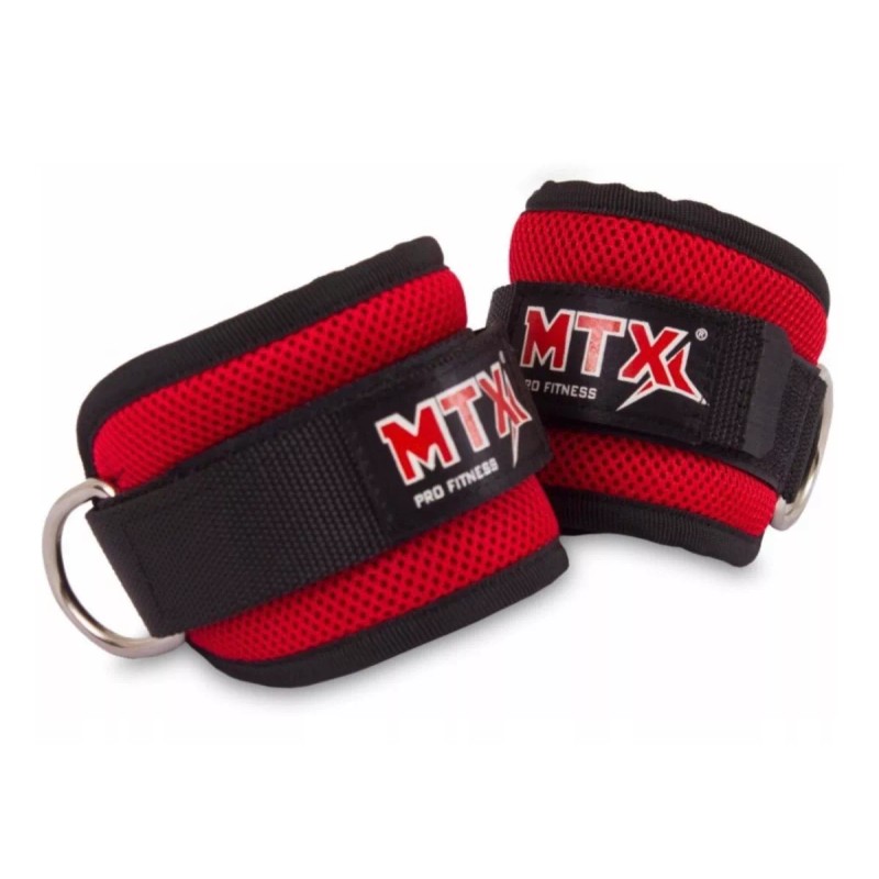 MTX Grilletes De Tobillos 2 Pares Para Ejercicios Con Poleas