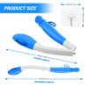 Jhua Foldable Butt Wiper Tool for Women Men Toilet Aids