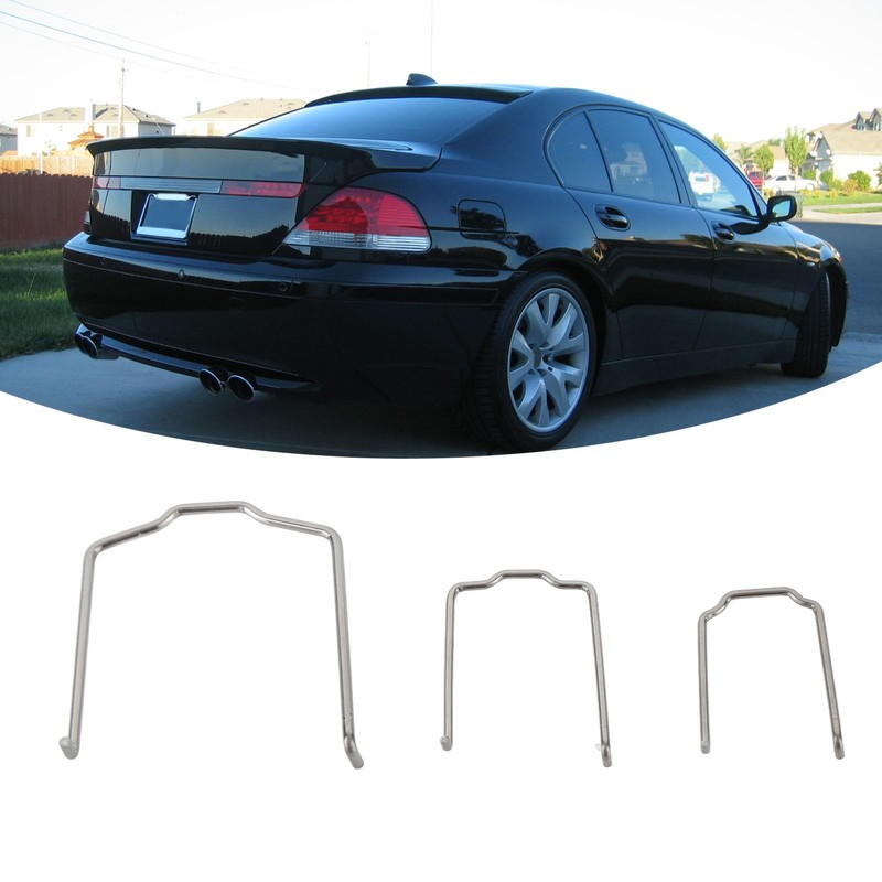 Intercooler Hose Retainer Clips, Anti-Crack Anti-Scratch 3 Pieces Heavy Duty