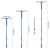 Mitclear Window Cleaner with Long Handle(57IN), Glass Cleaning Tools with