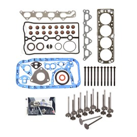 Domestic Gaskets DG-8614980653 Full Gasket Set Intake Exhaust Valves Compatible With/Replacement For 98-02 Daewoo Lanos 1.6L DOHC A16