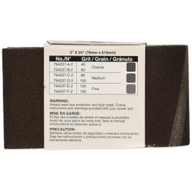 Makita 794237-F-2 Sanding Belt #150, 3-Inch by 24-Inch, 2-Pack
