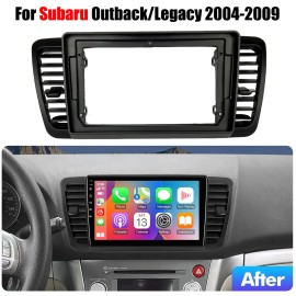 Unbranded 9" For Subaru Outback Legacy 2004-09 Car Stereo Radio Fascia Panel 2 Din Frame