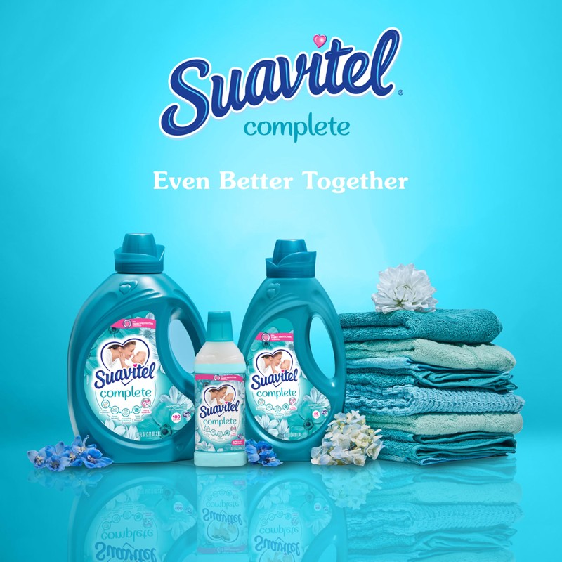 Suavitel Complete Fabric Conditioner, Waterfall Mist, 10.5 oz (Pack of