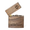Wislist Curved Slim Ring Box for Proposal - Wood Engagement