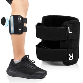 AOOHA Adjustable Nerve Calf Support,Sciatica Nerve Knee Brace Calf Brace for Women Men,Patella Tendon Knee Strap with Dual Detachable Pressure Pads for Running,Hiking,Gym Exercise