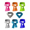 New Ice Cooling Sports Neck Gaiter with Button Closure Cooling Gaiter Blue (TW) 2ea