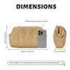 Fecialy Straw Clutch Handbag for Women Summer Beach Bag Dumpling