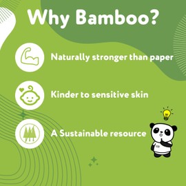 The Cheeky Panda Bamboo Toilet Paper Bulk | 12 Family Sized Rolls with 360 Soft Sheets Each (4320 Sheets) | Super Strong 3 Ply Biodegradable Toilet Paper