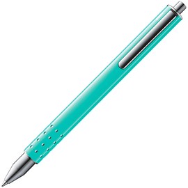 Lamy swift lagoon Special Edition Rollerball Pen Gift Set - Romantic Gift Set with Rollerball Pen & Genuine Leather Case - Metal Case - Line Width B - Includes Rollerball Refill M 66 B Blue