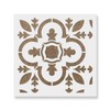 Maarja Tile Stencil - Reusable Floor Tile Stencils for Painting
