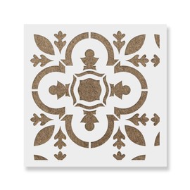 Maarja Tile Stencil - Reusable Floor Tile Stencils for Painting Custom Floors, Walls, Furniture and More!