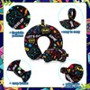 Gilprop 2 Pcs Gaming Travel Pillow with Sleep Eye Mask,