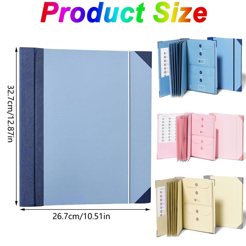 Document Organizer Folio, WADY Important Document Organizer, Document Organizer, in