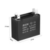 uxcell Ceiling Fan Capacitor CBB61 6uF 450V AC Double Insert