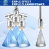 Triple Pressure Washer Tips, 3-in-1 Power Washer Nozzle, 3 Nozzle