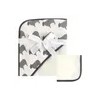 Hudson Baby Toalla Y Toalla Unisex De Algodón Con Capucha